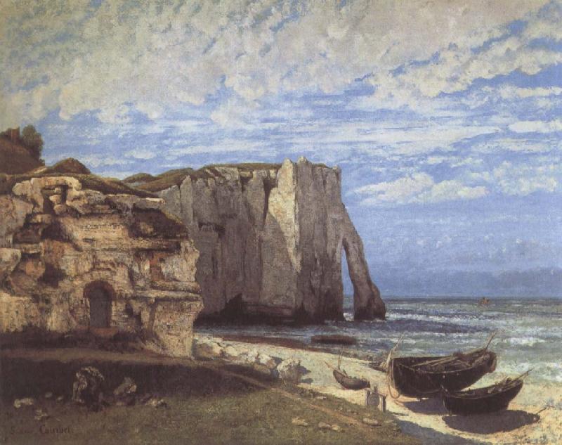 Gustave Courbet The Cliff at Etretat after the Storm Germany oil painting art